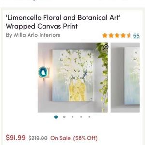 Brand new wall art that retails for $90